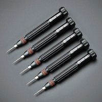 AMAOE Precision Screwdriver Slotted Phillips Torx S2 Steel Magnetic Bits Screw Driver For iPhone Android Opening Repair Tool