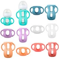 BPA Free Silicone Baby Bottle Holder Protective Newborn Feeding Bottle Cover Case with Handle for 120/240ml AVENT Bottle