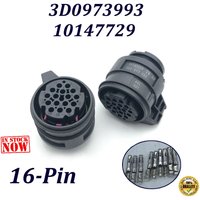 3D0973993 10147729 Transmission Controller Connector 16-Pin Plug For 0BH AUDII A4 VW Phaeton S-EAT S-KODA 09430010 DQ500