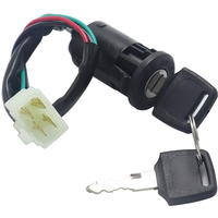 AliExpress HTBCCHB Motorcycle Electric Door Lock 4 Male Plug Ignition Key Switch For 50cc 110cc 125cc 150cc 250cc ATV QUAD Dirt Bike Accessories
