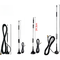 GWS 4G LTE Antenna 10dbi SMA Male Aerial 698-960/1700-2700Mhz IOT magnetic base 3M Sucker Antena wireless cable for modem router