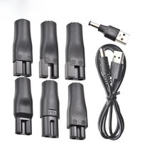 Brangdy 8 PCS Replacement Power Cord 5V Charger USB Adapter Set for All Kinds Electric Hair Clippers Shaver Beard trimmer