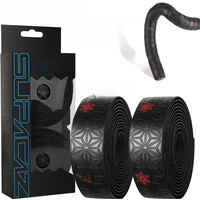 AliExpress NONE Road Bike Handlebar Tape Comfortable Anti-Slip PU Shock Absorbing Handlebar Wrap Tape with Handlebar End Plug Cycling supplies