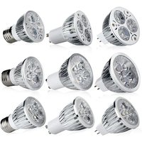LED Lamp High Power 5W 12W 9W GU10 E27 AC 85-265V LED Bulb Spot Light Lamp MR16 12V LED Spotlight Recessed Lighting Warm/White