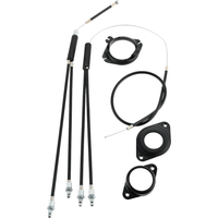 AliExpress 1 Set Black BMX Bicycle Brake Line Set Cable Wire Kit PVC Stainless Steel Gyro Brake Cables For Gyro Systems 20 Inch Bikes Parts