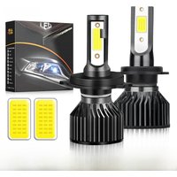 H7 LED COB Chips Car Headlight Bulbs H1 H4 H8 H9 H11 9005 9006 HB4 9012 Mini Fog Lights Auto Lamps For Cars Bulbs 6000K White