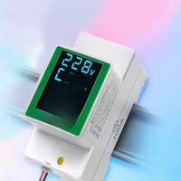 PZEM-008 AC Digital Multifunction Rail Meter Voltmeter Ammeter AC50-300V 100A Suitable for electronic maintenance, etc.