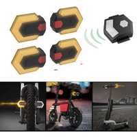 AliExpress BIKEONO 1 Set Turn Signals for bicycle Front Rear Light Smart Wireless Remote Control Bike Light Cycling Safety Warning LED Accessories