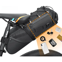 AliExpress NEWBOLER Bike Bag Waterproof 10L Large Capacity Bicycle Saddle Bag Cycling Foldable Tail Rear Bag MTB Road Trunk Bikepacking