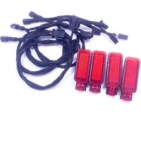 Car Interior Halogen Red Door Warning Light Cable Wring Harness Upgrade For A3 A4 B8 A5 A6 C7 C8 A7 A8 S8 Q3 Q5 Q7 TT RS3
