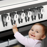 Gas Stove Knob Covers for Child Safety Baby-Proof Locks for Your Gas Cooktop Easy to Use & Heat Resistant 1/4/8 PCS