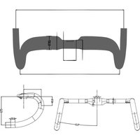 AliExpress NONE BALUGOE Carbon Fiber Road Bike Handle Mountain Bike Handlebars Full Internal Wiring Professional Competition Cycling Accessories