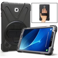 For Samsung Tab A6 10.1 2016 SM-T580 SM-T585 S Pen SM-P580 P585 Tablet Case Full Body Kids Rotation Hand Strap Stand Armor Cover