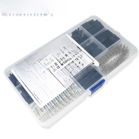 620PCS 2.54mm Dupont Connector , Dupont Cable Jumper Wire Pin Header Housing Kit, Male Crimp Pins+Female Pin Terminal Connector