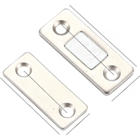 2pcs/set Magnetic Cabinet Catches Magnet Door Stops Door Closer With Screw Suitable For Door Cabinet, Cabinet And Wardrobe