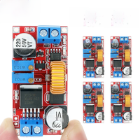 4pcs XL4015 5A DC to DC Power Converter 8-34V to 1.25-32V CC CV LED Driver Step Down Charging Board Lithium Charger Module