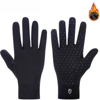 AliExpress YKYWBIKE Winter Cycling Gloves Men Women Touch Screen Padded Bike Glove Water Resistant Windproof Warm AntiSlip Elastic Running