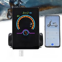 AliExpress NONE M5C-2 Electric Bicycle Computer Bluetooth Wired Digital Color LCD Display Vehicle Locking Bicycle Odometer Bike Accessories