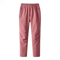 LNGXO Women Winter Hiking Pants Waterproof Warm Fleece Pants Camping Climbing Trekking Skiing Outdoor Sports Softshell Trousers