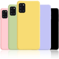 Liquid Silicone Soft Phone Case for Samsung Galaxy A31 A41 A51 A71 A11 A21S A12 A22 A32 A42 A52 A72 4G 5G Back Cover Coque