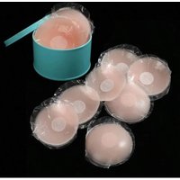 10 PCS Reusable Women Breast Lift Nipple Cover Invisible Adhesive Strapless Backless Stick on Bra Silicone Breast Stickers