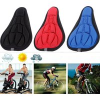 AliExpress pinmoap Mountain Bike 3D Saddle Cover Thick Breathable Super Soft Bicycle Seat Cushion Silicone Sponge Gel Bike Seat Bicycle Accessories