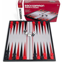 25x25cm Folding Magnetic Backgammon Set Board Game Portable Travel Educational Puzzle Toy for Kids Adults Gift