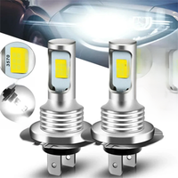 2Pcs H7 H4 Led Car Fog Light Bulbs Super Bright High Low Beam DRL Lamp CSP LED Headlight DRL Lamp Kit High Low Beam 6000K 12V