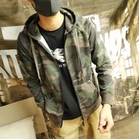 Outdoor 2022 Cotton Sweater Men's Camouflage Hooded Leisure Loose Sports Spring Autumn Couple Military Coat Joker Jacket for Men