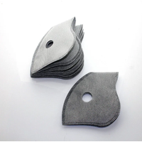 AliExpress NONE Cycling Face Masks Anti Dust Filter MTB Road Cycling Equip 5layers Dustproof PM2.5 Active Carbon Filter Replacement Protection