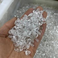 AliExpress NONE 50-1000g Pack Natural Colorful White Crystals Chips Gravel Quartz Reiki Healing Stone Aquarium Home Room Decoration DIY Fengshui