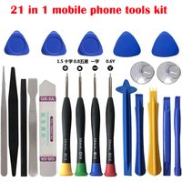 21 in 1 Mobile Phone Repair Tools Kit Spudger Pry Opening Tool Screwdriver Set for iPhone X XR XS 8 7 6S 11 12 13 Hand Tools