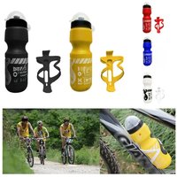 AliExpress NONE 750ML Mountain Bike Bicycle Cycling Water Drink Bottle+Holder Cage Rack