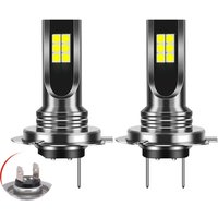 2Pcs H7 H1 H8 H9 H11 9005 9006 LED Bulbs HB3 HB4 3030 LED Super Bright Headlight DRL Lamp 6000K White Yellow Blue