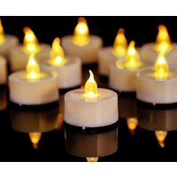 AliExpress NONE 3/5/6/12Pcs Flameless Flickering Led Tea Lights Candles With Timer Cycle Automatically or Timer Remote Control Tealights Candles