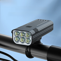 AliExpress NATFIRE 6LED 10000 mAh Bike Light Rainproof USB Rechargeable LED Bicycle Light Super Bright Flashlight for Cycling Front Light