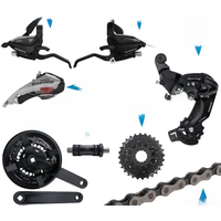 AliExpress Shimano SHIMANO ALTUS Acera 3x7 Speed Groupset include EF500 Shifter TY500 Front/ TY300 Rear Derailleur Cassette Sprocket Crankset Chain