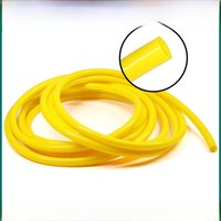 1/3/5/10M Yellow Silicone Tube Food Grade Rubber Hose Flexible Aquarium Air Irrigation Pipes Water Connector Garden Hoses