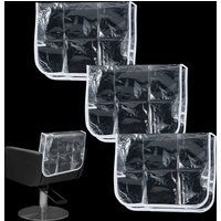 3 Pcs Salon Chair Back Cover Barber Beauty Chair Protectors Plastic Clear Waterproof Soft Sofa Armrest Dust Prevention
