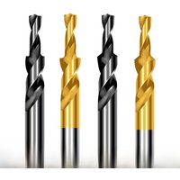 Counterbore Twist Step Drill M35 Cobalt/HSS Dual Cutting Bit HSS for Metal 90 180 Degree M3 M4 M5 M6 M8 M10 Cone Drilling Tools