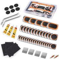 AliExpress Portable Bicycle Flat Tire Repair Kit - Quick-Dry Rubber Patches, Glue Set for MTB & Road Bike Inner Tubes
