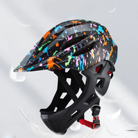 AliExpress NONE Adjustable Breathable Kids Bike Helmets Toddler Lightweight Full Face Bicycle Helmet with LED Light 16 Openings for 46-54cm Head