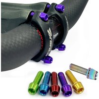 AliExpress NONE 6PCS Bike Stem M5 Alloy Steel Bolts, Bicycle Stem Bolts Screws, M5*18mm Steel Bolts for Bicycle Updating