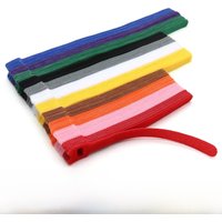 50/100Pcs 150 200 250mm Releasable Cable Ties Plastics Fastening Reusable Cable tie Straps Nylon Wrap Zip Bundle Bandage Ties