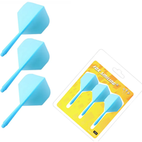 Fox Smiling 3pcs Dart Flights And Shafts 2 in 1 2BA ScrewDart shaft Durable Anti-fall PA Series Professional Dart Accessories