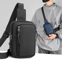 2023 Men's Bag Fashion Oxford Small Casual Men Mini Handbags Male Cross body Shoulder Messenger Bags For Men Purses and Handbags