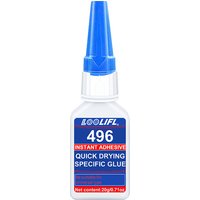 LOOLIFL- super strong cyanoacrylate glue, instant drying in 10 seconds, waterproof, suitable for all kinds of common materials