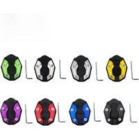 AliExpress NONE SDTW Motorcycle Side Stand Cover Aluminum Alloy Motorcycle Stands Pad Universal Bicycle Foot Extension Kickstand Accessories