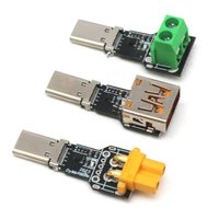 140W PD3.1 TYPE-C USB PD Voltage Trigger Adapter 5V 9V 12V 15V 20V 28V Fast Charging Protocol Male USB QC/ PD TO DC Power Supply
