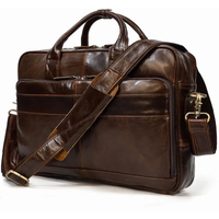 Soft Genuine Leather Briefcase Bag Men's Male business laptop bag 14 15.6 inch PC Computer Bag for men male shoulder bag